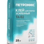 Клей для плитки петромикс ta-02 (к) усиленный 25кг