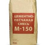 Смесь цементно-песчаная строительная м150 25кг