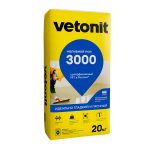 Ровнитель (наливной пол) финишный Weber.vetonit 3000 самовыравнивающийся 20 кг