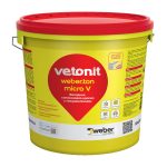 Краска фасадная Vetonit Weber.ton Micro V силиконовая база 0000 бесцветная 25 кг