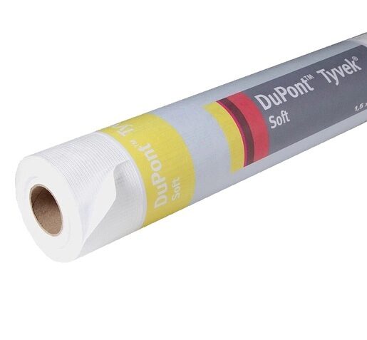 diffuzionnaya_memerana_tyvek_dupont_soft_1560b_75_m2-1 Диффузионная мембрана Tyvek DuPont Soft 1560B (75 м2) — изображение 1